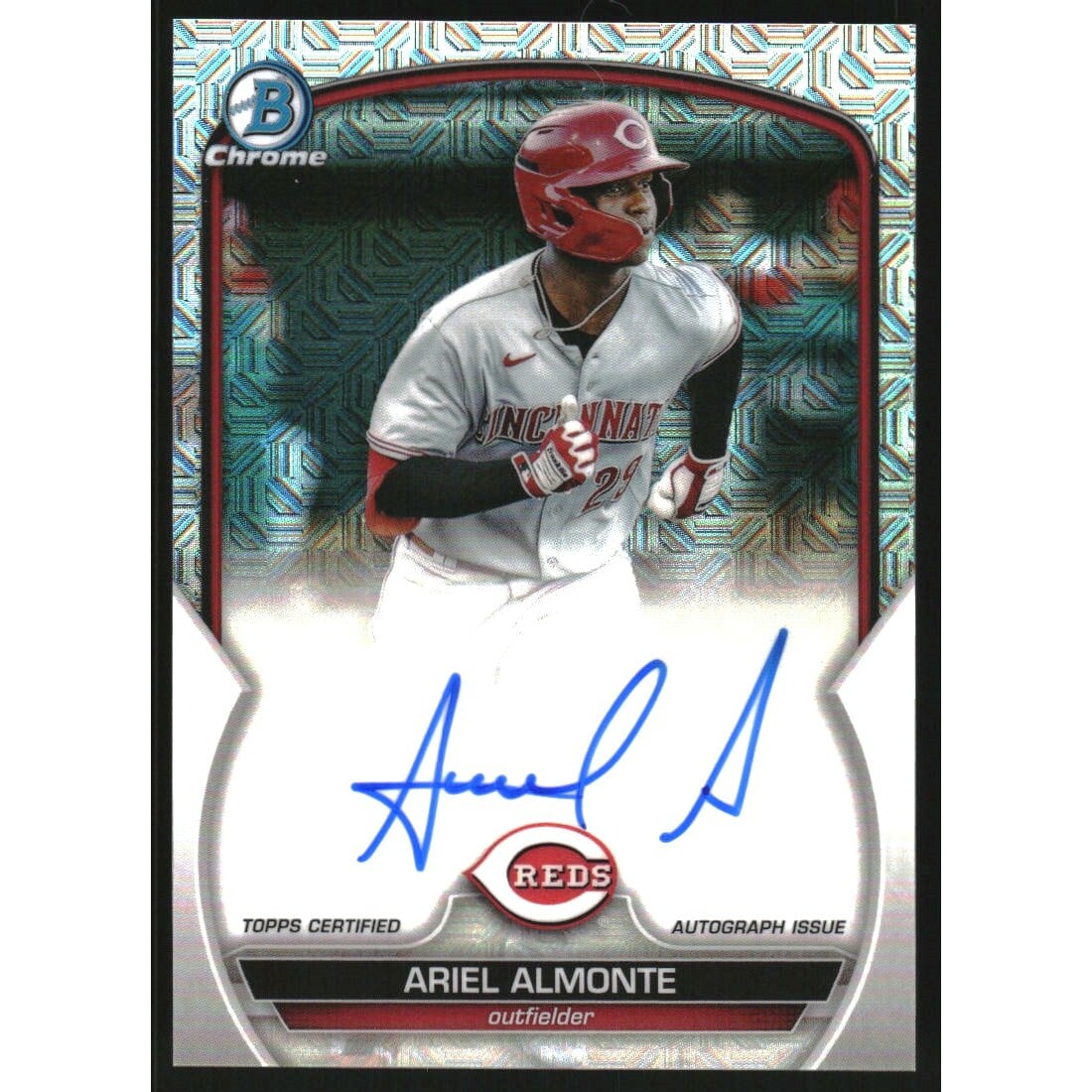 2023 Bowman Chrome Mega Box Autographs #BMAAA Ariel Almonte. rookie card picture