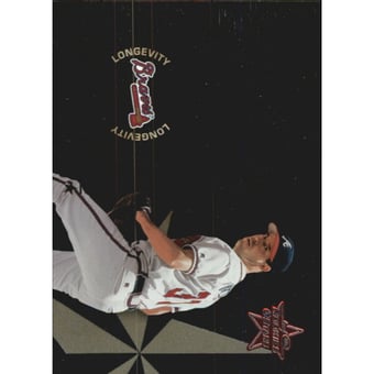 2002 Leaf Rookies and Stars Longevity #275 Greg Maddux 95 CY