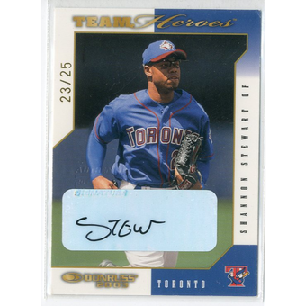 2003 Donruss Team Heroes Autographs #529 Shannon Stewart/25