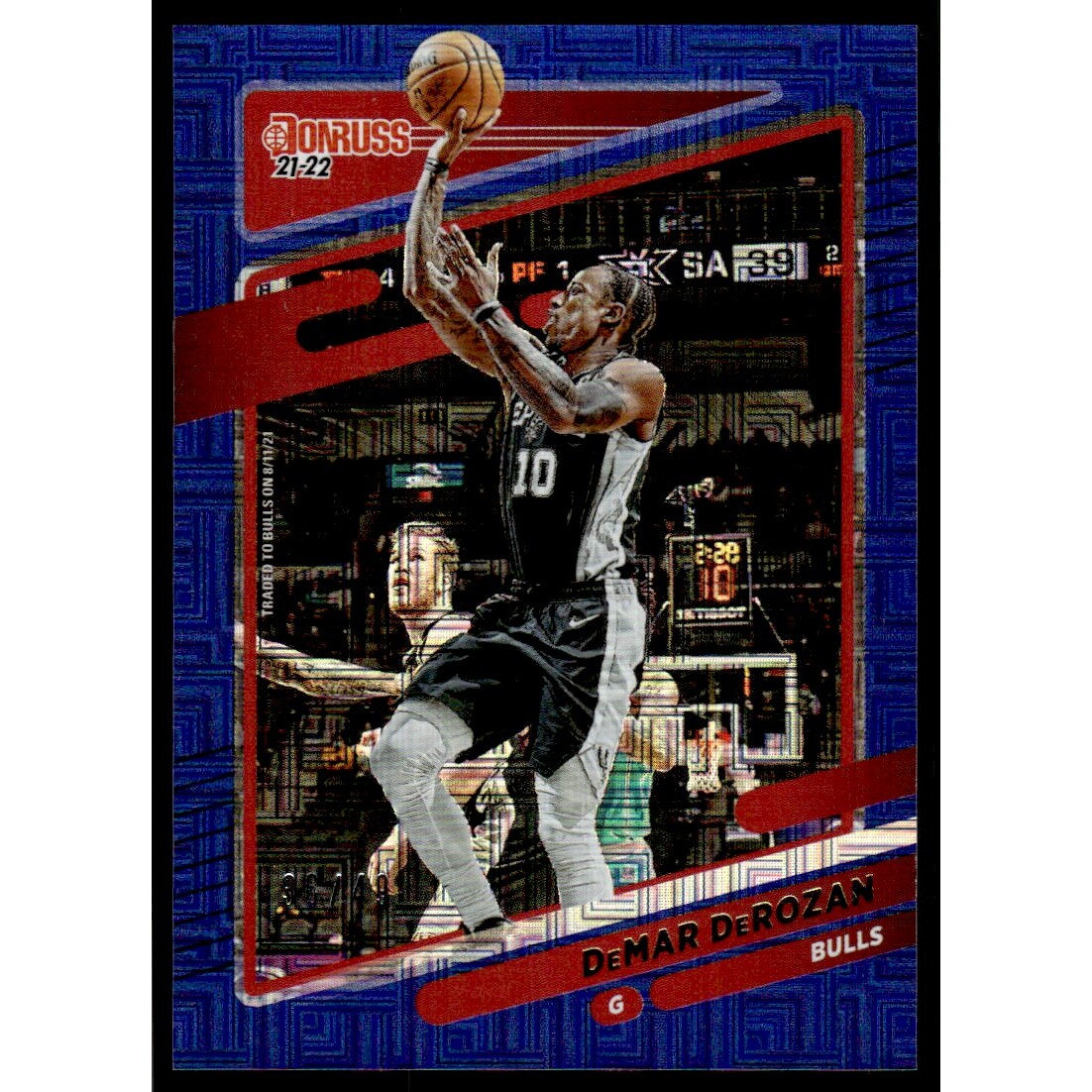2021-22 Donruss Choice Blue #21 DeMar DeRozan 2021-22 Donruss Choice Blue #21 DeMar DeRozan