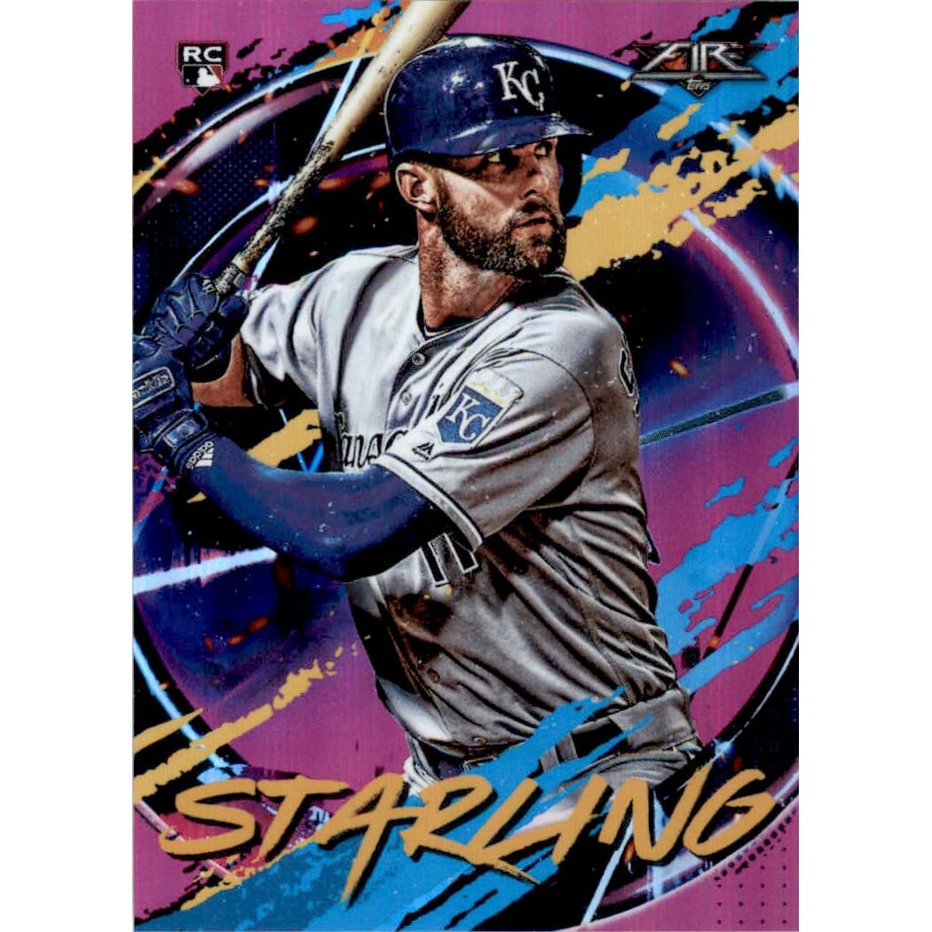 2020 Topps Fire Magenta #36 Bubba Starling. rookie card picture