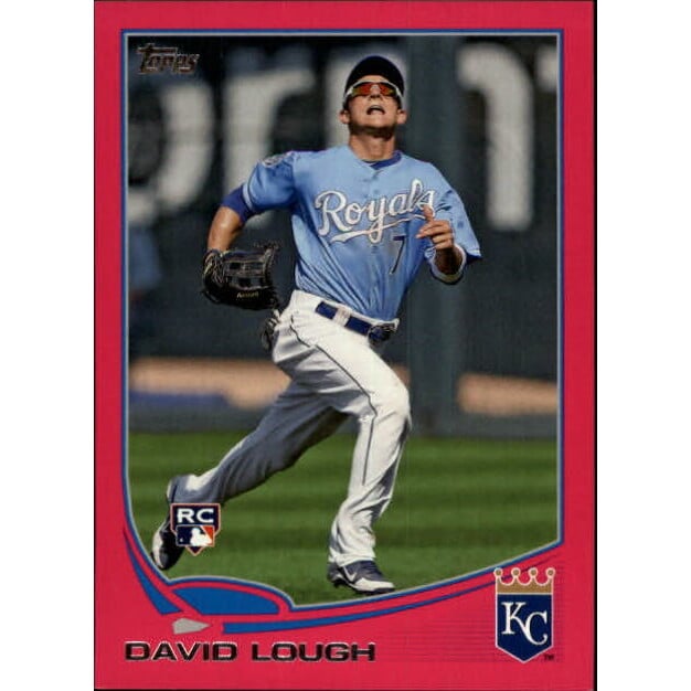 2013 Topps Mini Pink #268 David Lough. rookie card picture