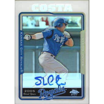 2005 Topps Chrome Refractors #249 Shane Costa FY AU