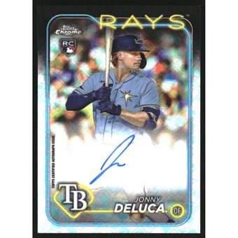 2024 Topps Chrome Logofractor Autographs #RCAJDE Jonny Deluca