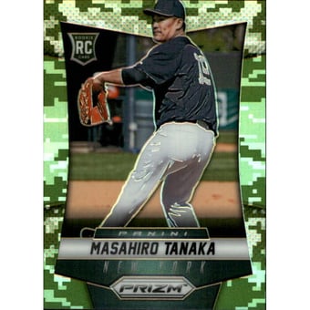 2014 Panini Prizm Prizms Camo #185 Masahiro Tanaka