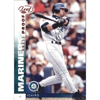 2002 Leaf Press Proofs Red #142 Ichiro Suzuki