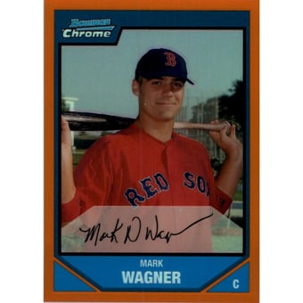 2007 Bowman Chrome Prospects Orange Refractors #BC161 Mark Wagner
