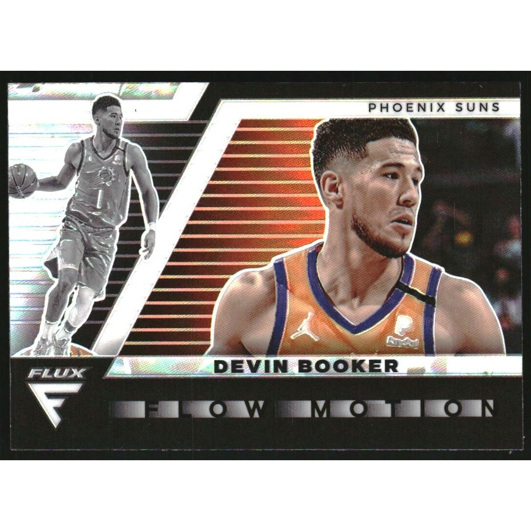 2020-21 Panini Flux Flow Motion Silver #13 Devin Booker. rookie card picture