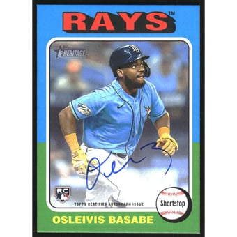 2024 Topps Heritage Real One Autographs #ROAOBA Osleivis Basabe HN