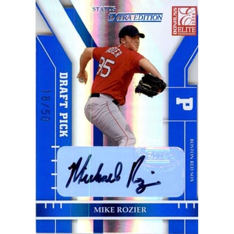 2004 Donruss Elite Extra Edition Signature Status #335 Mike Rozier DP/50