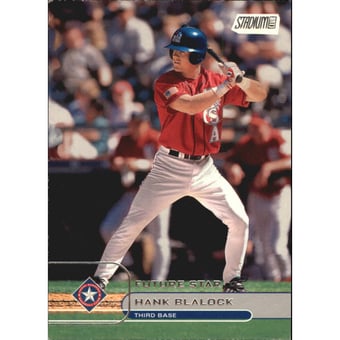 2002 Stadium Club #104 Hank Blalock FS