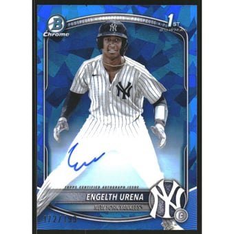 2025 Bowman Chrome Sapphire Prospect Autographs #CPSEU Engelth Urena