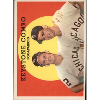 1959 Topps #408 Keystone Combo/Nellie Fox/Luis Aparicio