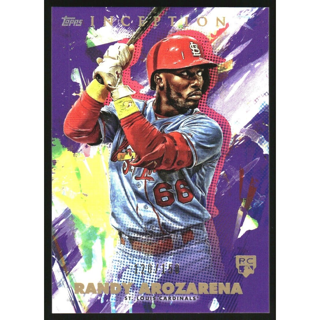 2020 Topps Inception Purple #32 Randy Arozarena. rookie card picture