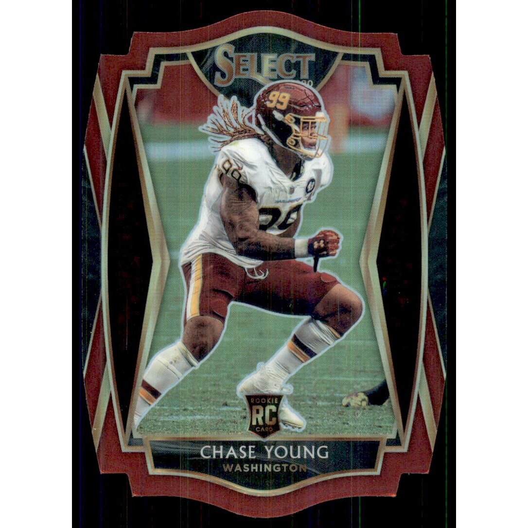 2020 Select Prizm Maroon Die Cut #164 Chase Young 2020 Select Prizm Maroon Die Cut #164 Chase Young