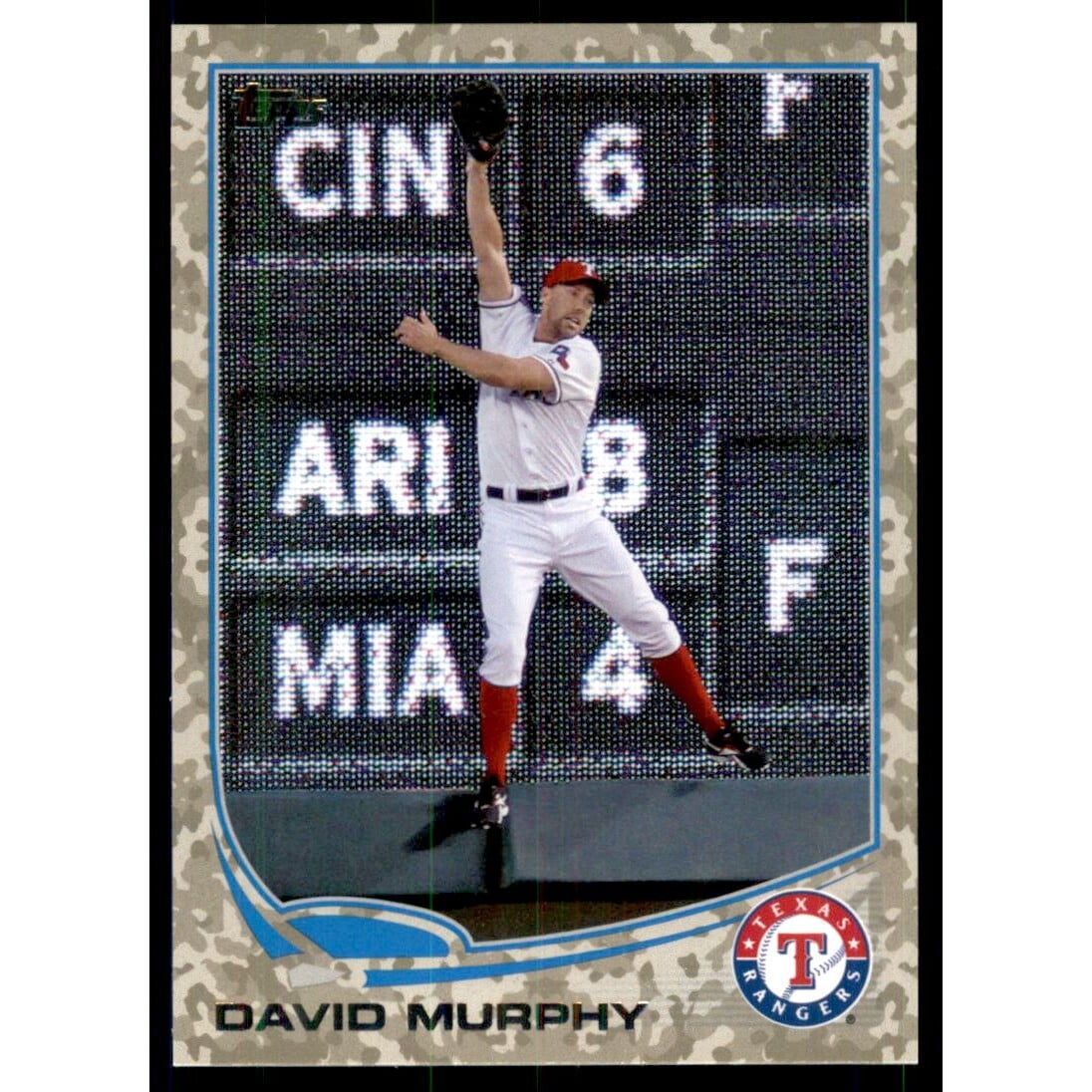 2013 Topps Camo #558 David Murphy. rookie card picture