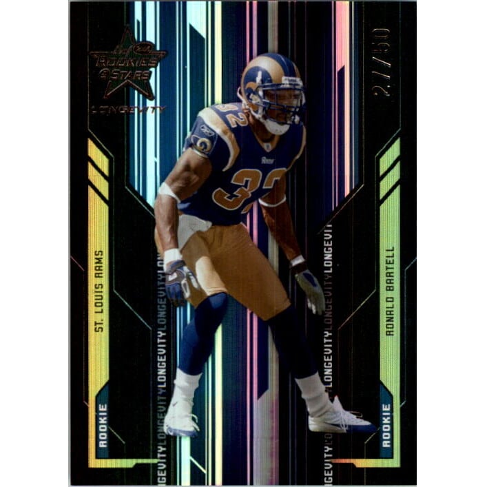 2005 Leaf Rookies and Stars Longevity Black #122 Ronald Bartell