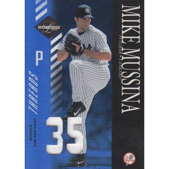 2003 Leaf Limited Threads Number #33 M.Mussina Yanks H/35