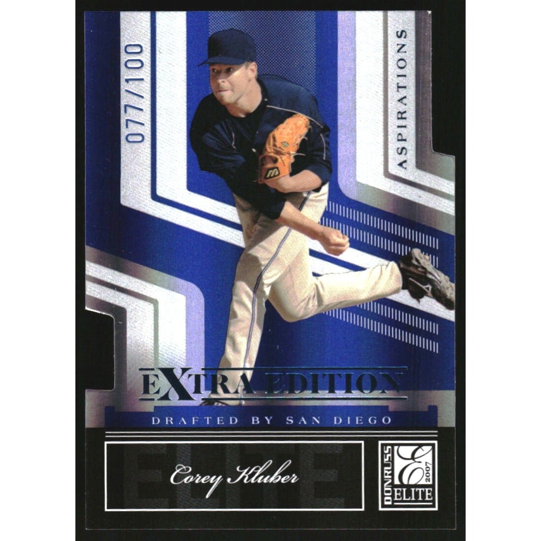 2007 Donruss Elite Extra Edition Aspirations #13 Corey Kluber. rookie card picture