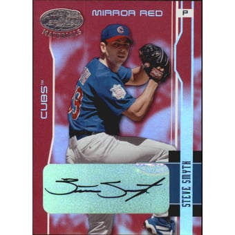 2003 Leaf Certified Materials Mirror Red Autographs #35 Steve Smyth/94