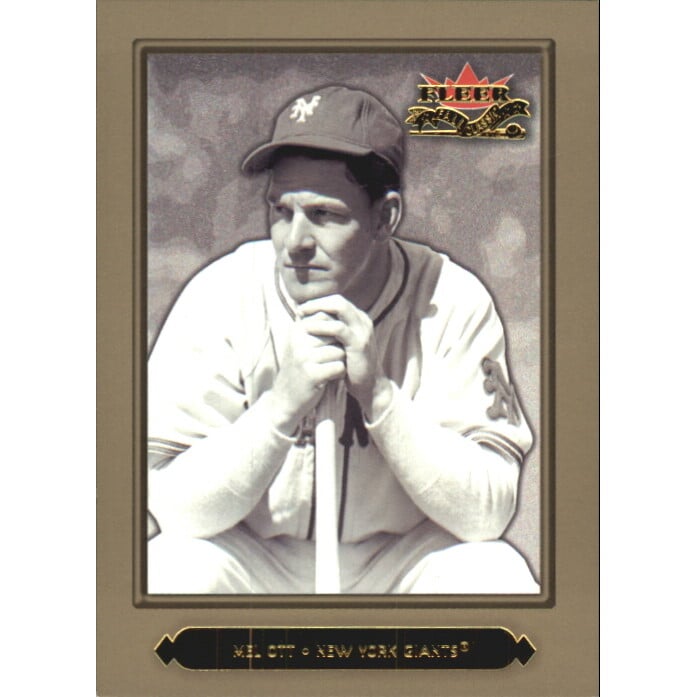 2002 Fleer Fall Classics Championship Gold #13 Mel Ott. rookie card picture