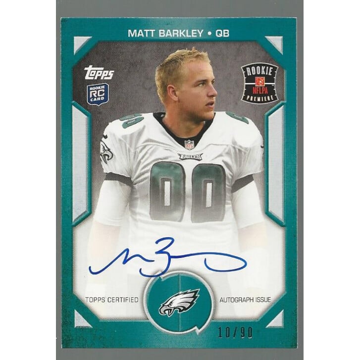 2013 Topps Rookie Premiere Autographs #RPAMB Matt Barkley. rookie card picture