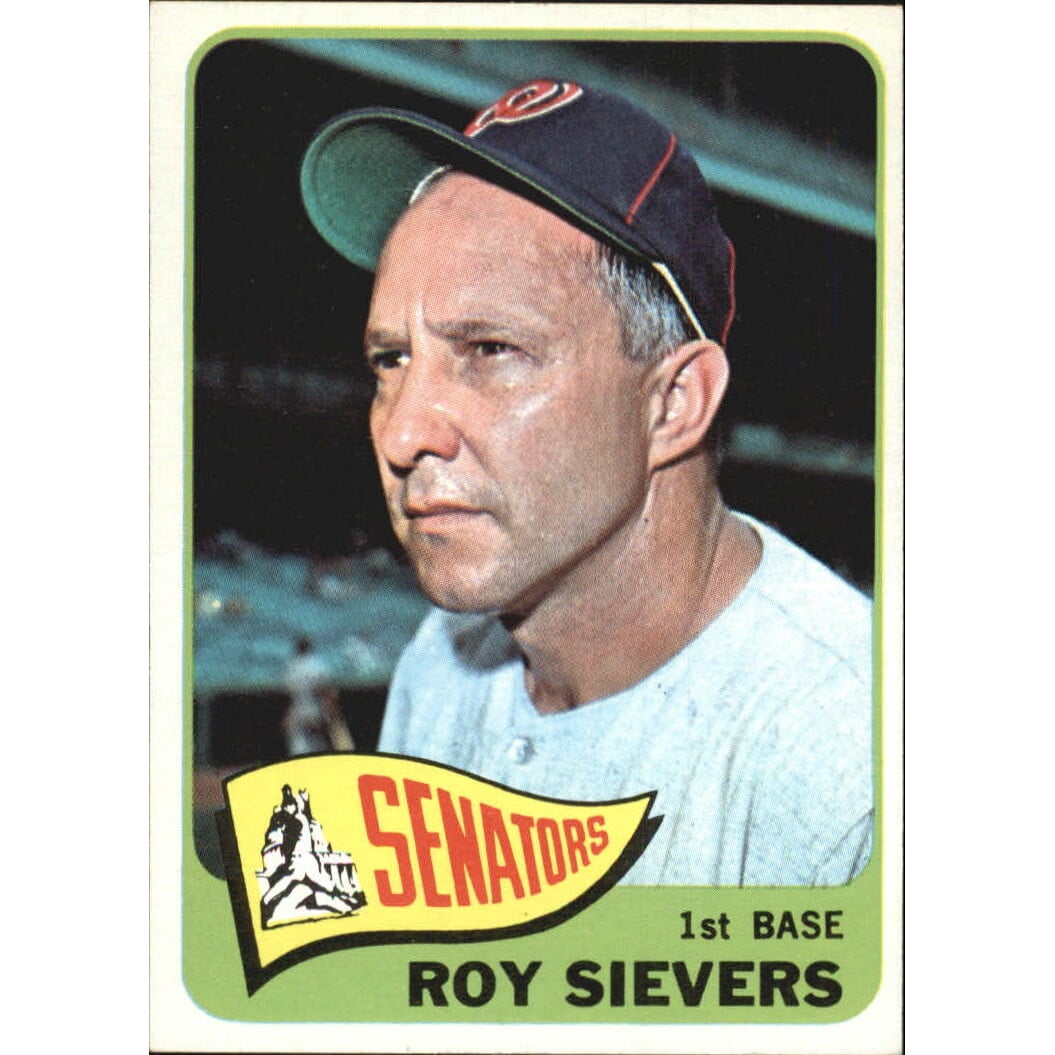 1965 Topps #574 Roy Sievers. rookie card picture