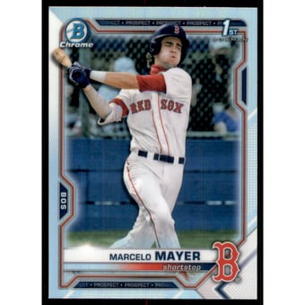 2021 Bowman Chrome Draft Refractors #BDC174 Marcelo Mayer