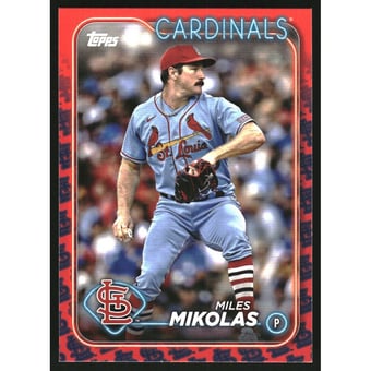 2024 Topps Team Color Border Variations #287 Miles Mikolas