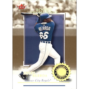 2001 Fleer Authority Prominence 125/75 #134 Angel Berroa