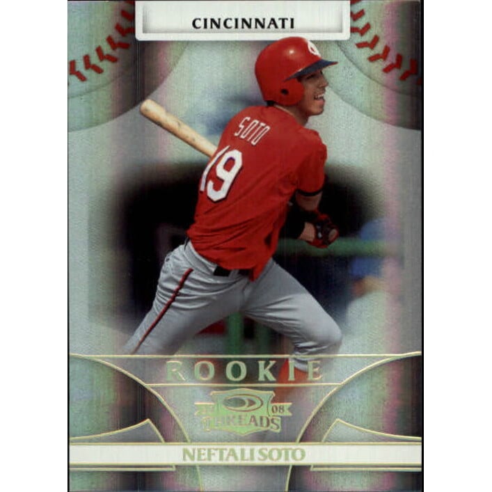 2008 Donruss Threads Century Proof Gold #110 Neftali Soto. rookie card picture