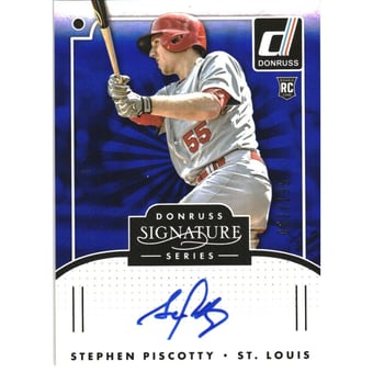 2016 Donruss Signature Series Blue #SGSSP Stephen Piscotty/199