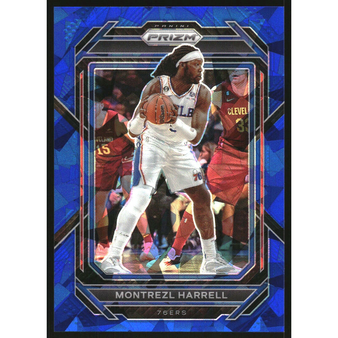 2022-23 Panini Prizm Prizms Blue Ice #165 Montrezl Harrell. rookie card picture