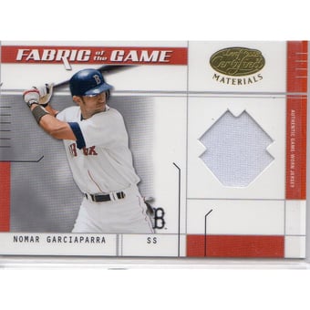 2003 Leaf Certified Materials Fabric of the Game #25BA Nomar Garciaparra BA/100