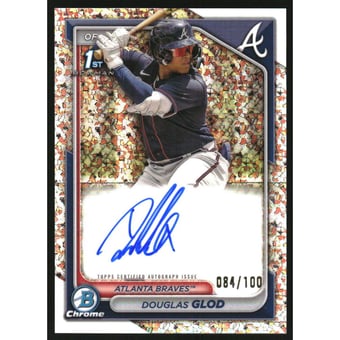2024 Bowman Chrome Prospect Autographs Mini-Diamond Refractors #CPADG Douglas Glod