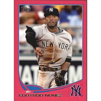 2013 Topps Mini Pink #462 Eduardo Nunez