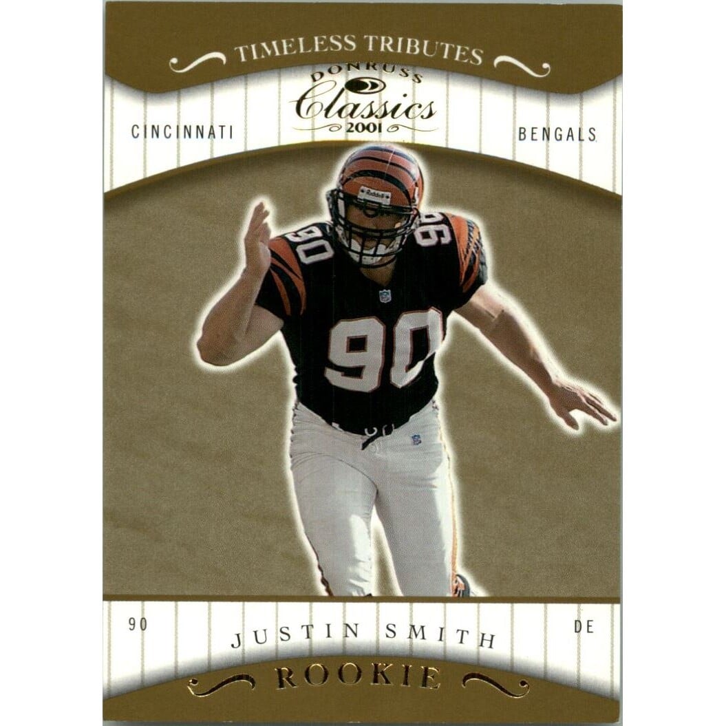 2001 Donruss Classics Timeless Tributes #136 Justin Smith. rookie card picture