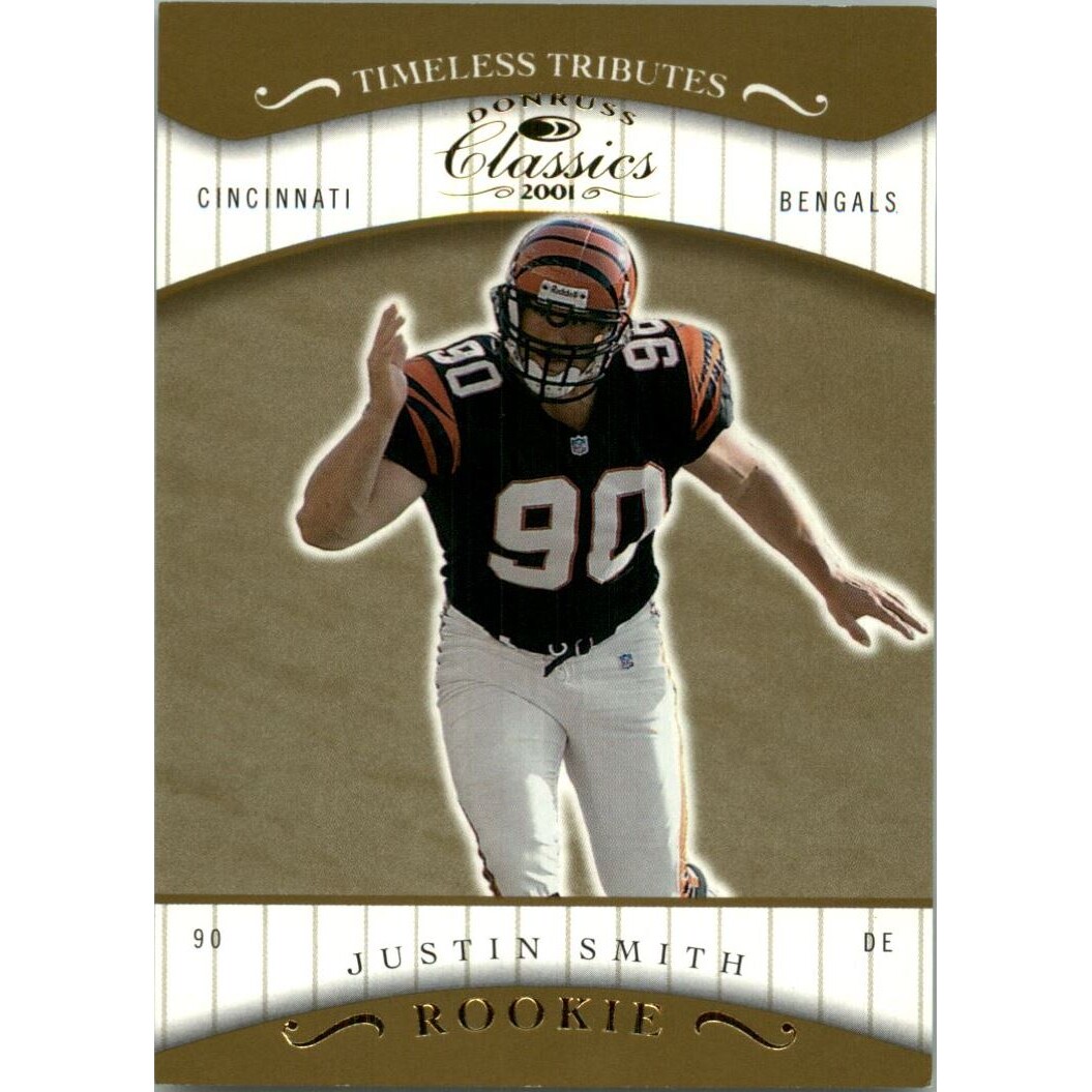2001 Donruss Classics Timeless Tributes #136 Justin Smith. rookie card picture