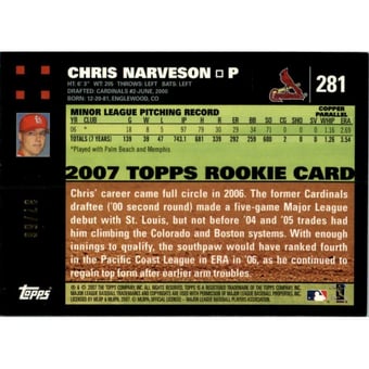 2007 Topps Copper #281 Chris Narveson