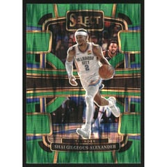 2023-24 Select Prizms Green Shock #57 Shai Gilgeous-Alexander