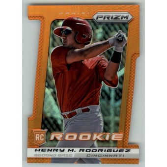 2013 Panini Prizm Prizms Orange Die-Cut #285 Henry M. Rodriguez