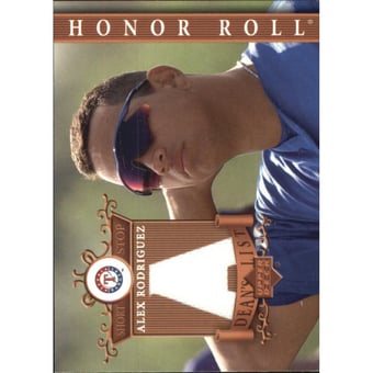 2003 Upper Deck Honor Roll Dean's List Jerseys #AR Alex Rodriguez A