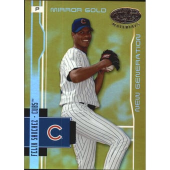 2003 Leaf Certified Materials Mirror Gold #232 Felix Sanchez NG