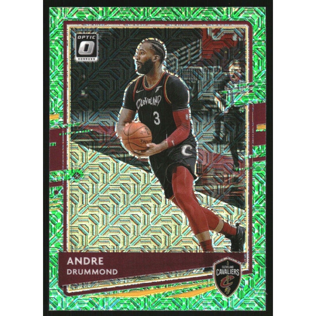 2020-21 Donruss Optic Choice Dragon #120 Andre Drummond. rookie card picture