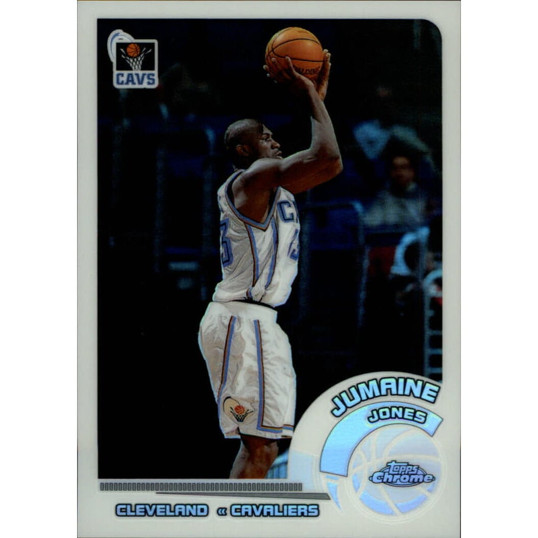 2002-03 Topps Chrome Refractors White Border #17 Jumaine Jones. rookie card picture