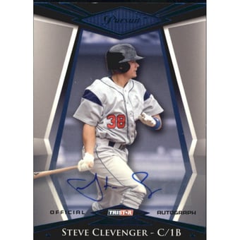 2011 TRISTAR Pursuit Autographs Blue #80 Steve Clevenger