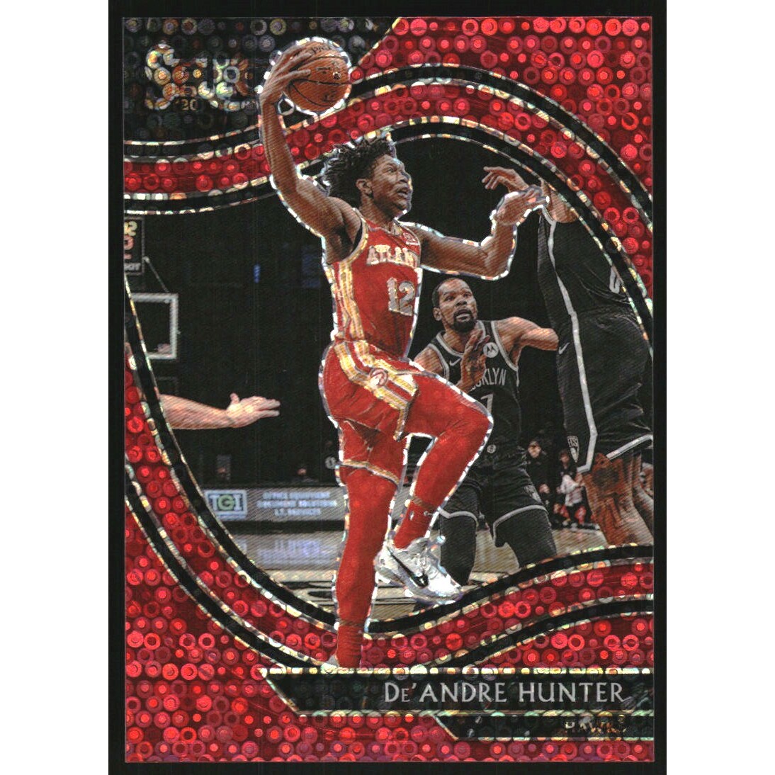 2020-21 Select Prizms Red Disco #242 De’Andre Hunter