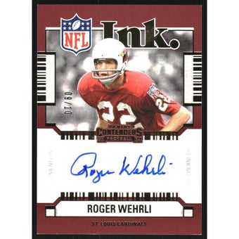 2024 Panini Contenders NFL Ink Autographs Gold #14 Roger Wehrli