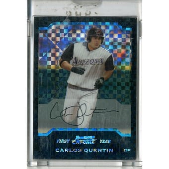 2004 Bowman Chrome X-Fractors #202 Carlos Quentin