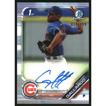 2019 Bowman Chrome Prospect Autographs Refractors #CPARG Richard Gallardo